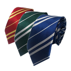 Men's Business NeckTie Narrow Tie Polyester Wedding Festive Striped Tie