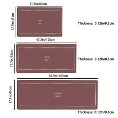 Rubber Backing Kitchen Floor Mat Non slip Waterproof Kitchen Rugs Sets