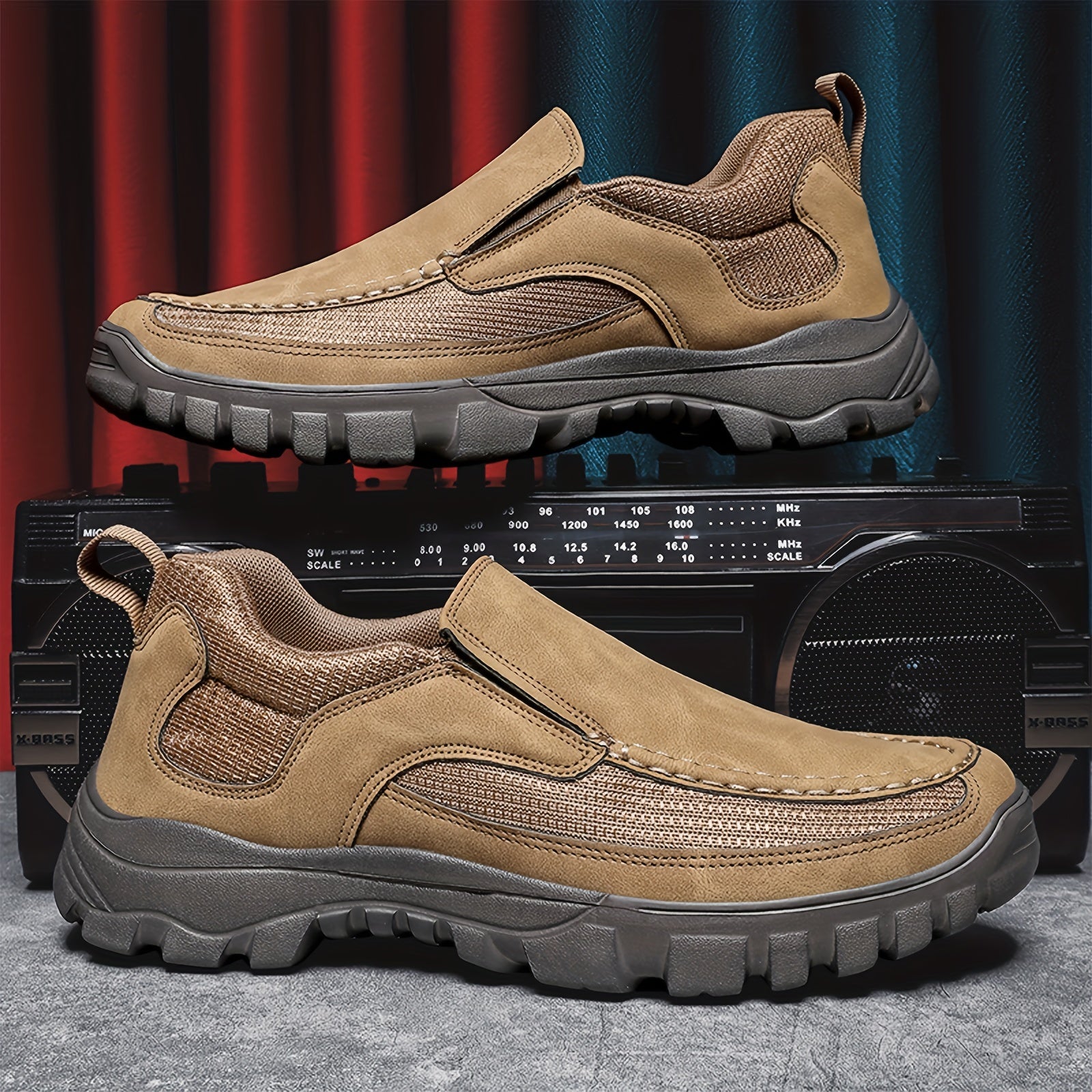 Men's Loafers Non Slip Comfy Casual Shoes Slip On Walking Shoes