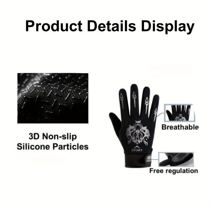 Outdoor Touch Screen Windproof Sports Gloves Men Women Mountaineering