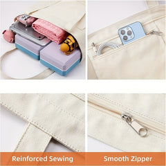 Canvas Yoga Mat Storage Bag Portable Sports Handbag for Outdoor Gym Fitness