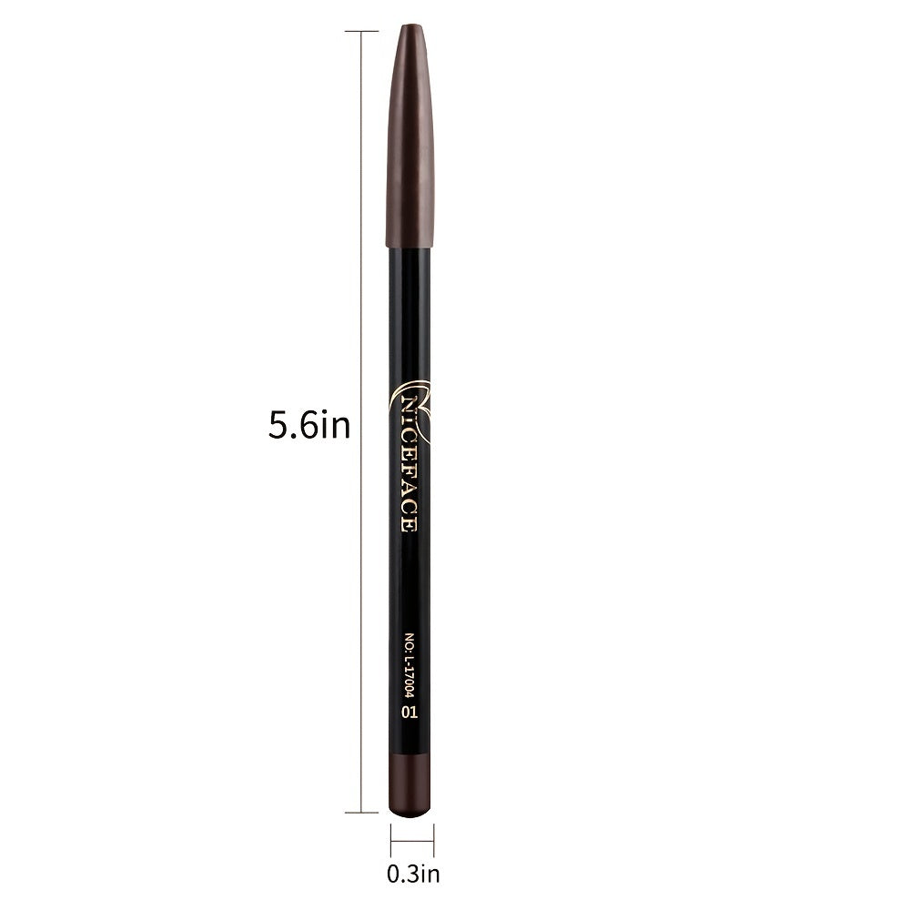 12 Nude Matte Lipstick Pencil Lip Contouring Waterproof