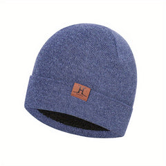 Cuffed Men's Warm Knitted Pullover Hat - Casual Style