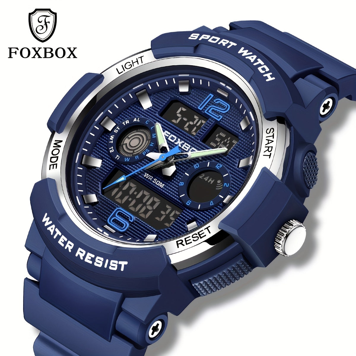 LIGE Classic Sports Digital Watch with Glow-in-the-Dark Display