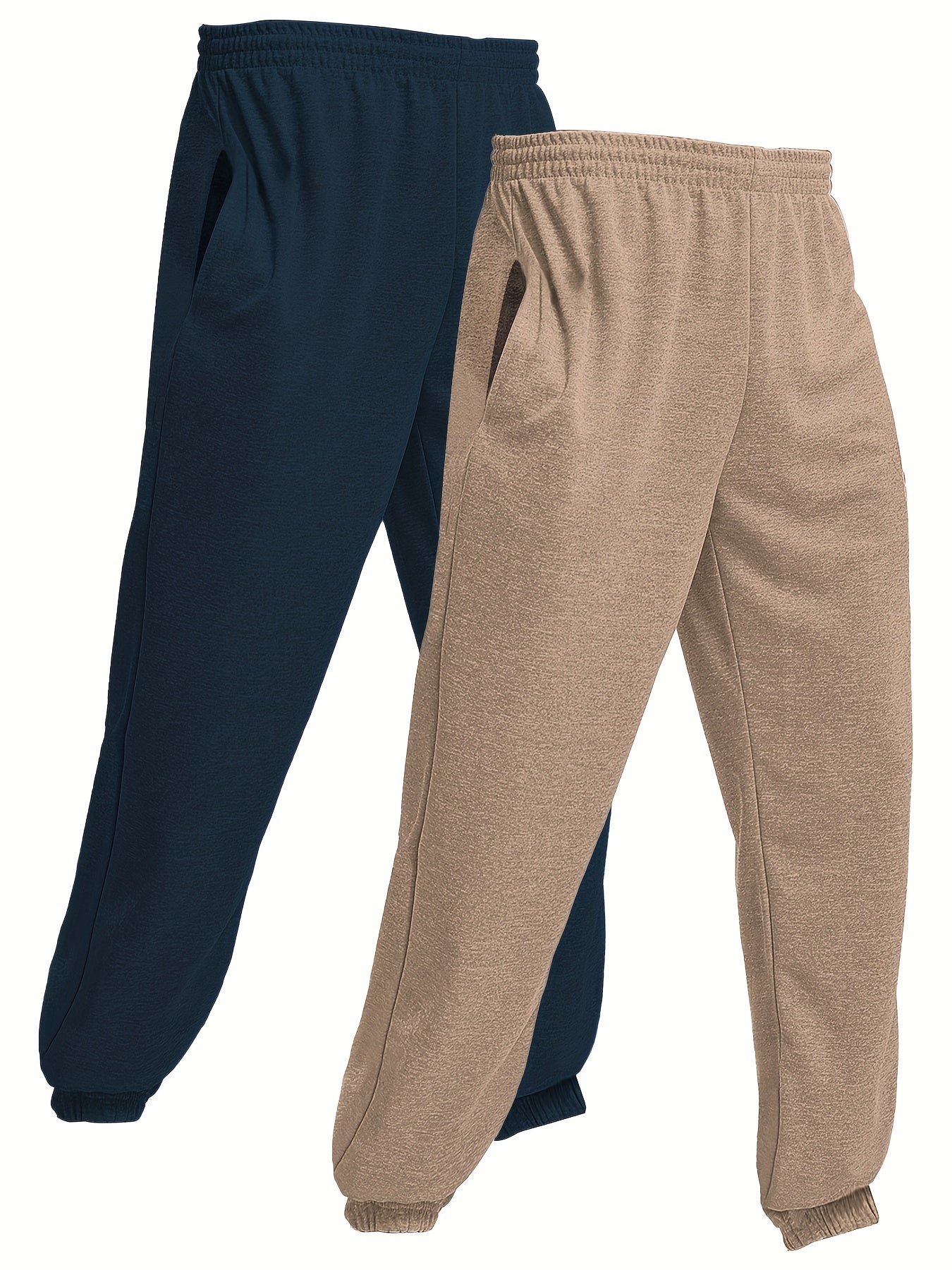 Men's Casual 2pcs Stretch Jogger Pants
