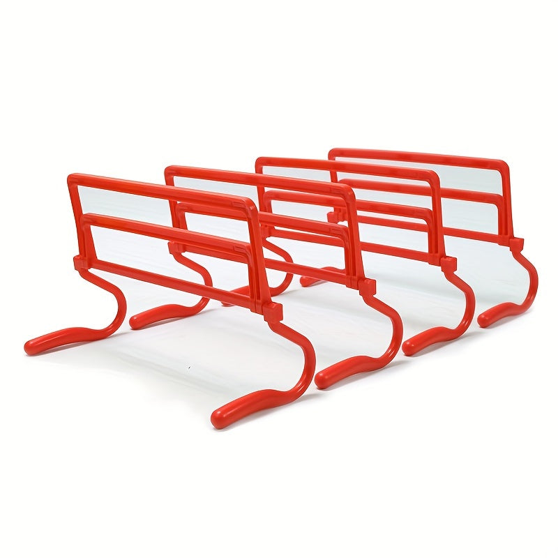 4pcs Folding Football Training Hurdles Adjustable Hurdle For Agility Training