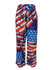 Tie Dye Drawstring Sweatpants Straight Leg Casual Pants for Men