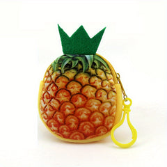 Fruit Volleyball Plush Coin Purse Bag Pendant