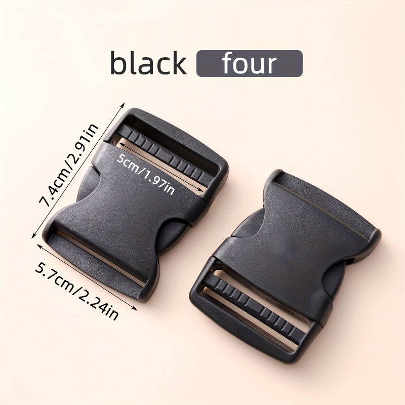 4pcs Side Quick Release Buckle for Bracelets Backpack Gear