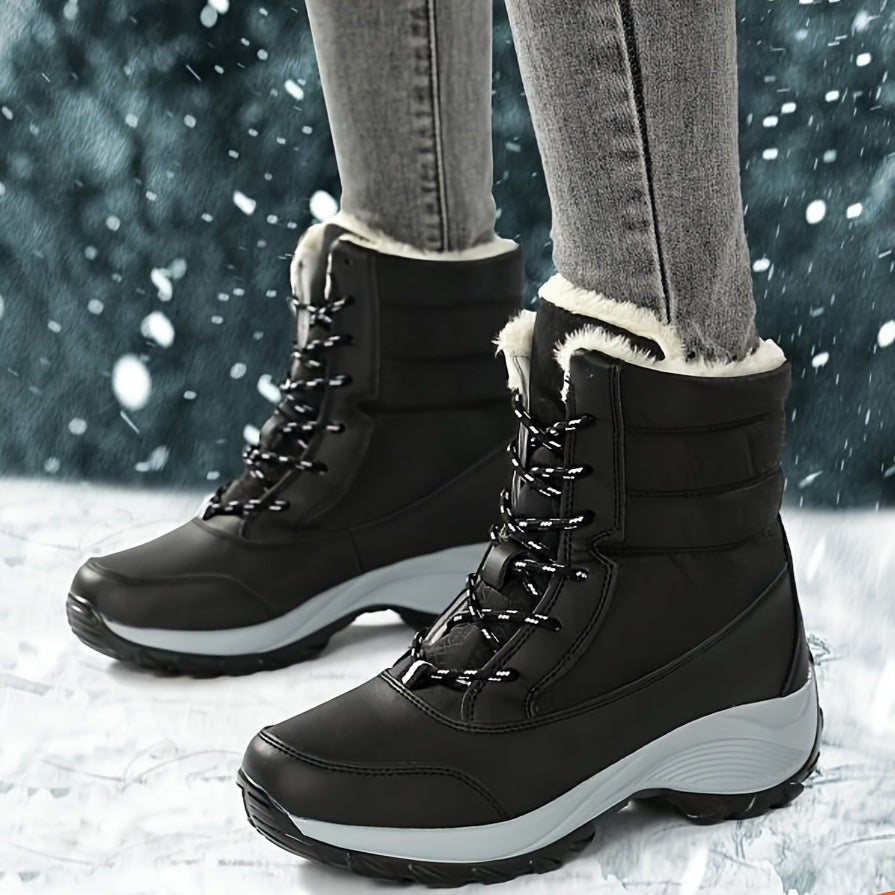 Women's Waterproof Winter Snow Boots Insulated Thermal Shoes