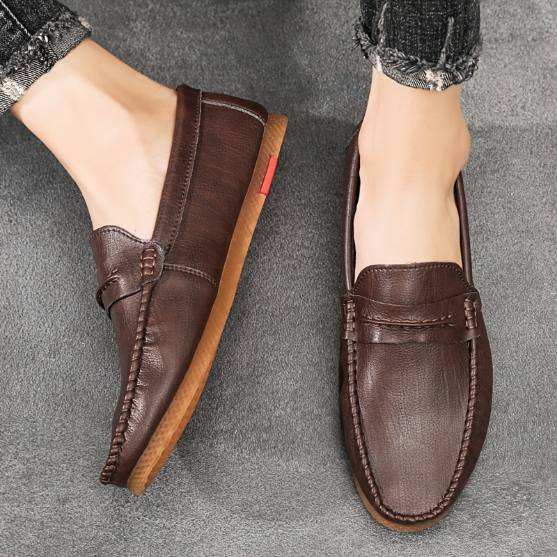 Men's Customizable Loafer Shoes Lightweight Non Slip Driving Shoes