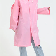 Hooded Waterproof Rain Poncho Full Body Anti Rain Long Raincoat
