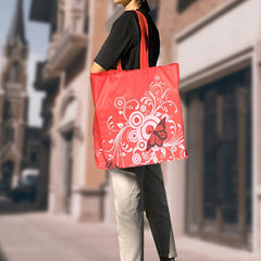 Portable Folding Tote Bag Creative Printed Lightweight Bag For Travel