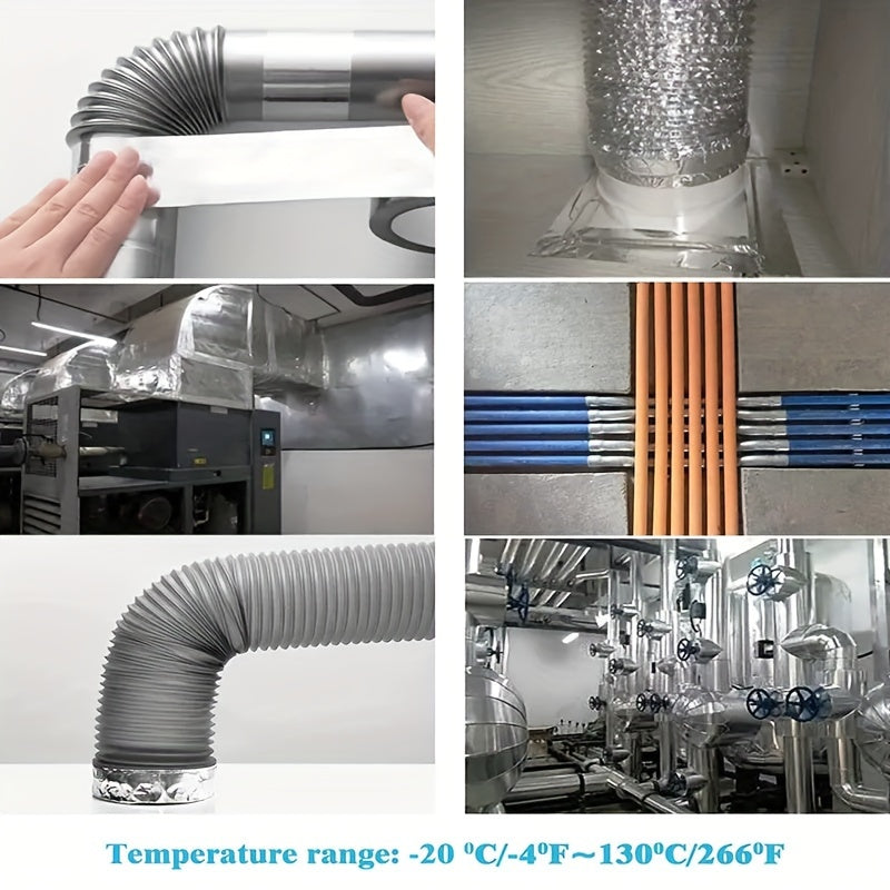1pc Aluminum Foil Tape Pipe Protection Sealing Kitchen Gap