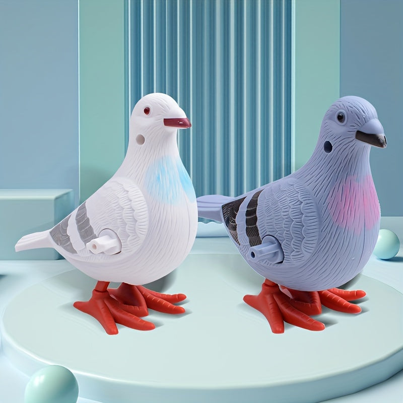 Clockwork Pigeon Toys Jumping Simulation Small Animals Walking Toys