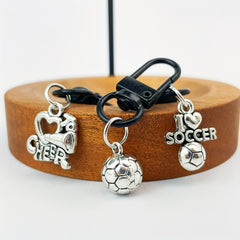 Vintage Sports Ball Keychains 3pcs Set Ideal Gift