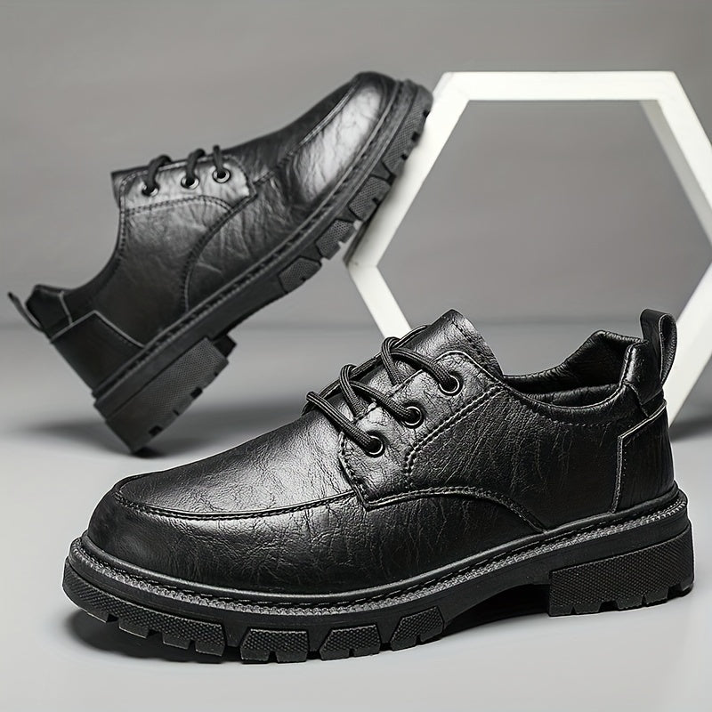 Men's Classic Faux Leather Shoes Wear-resistant Non Slip