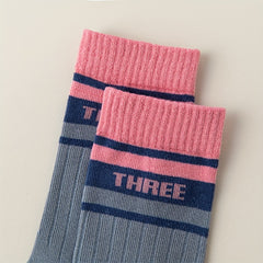 4 Pairs Kids Hiking Sports Socks Casual Style for Spring and Autumn