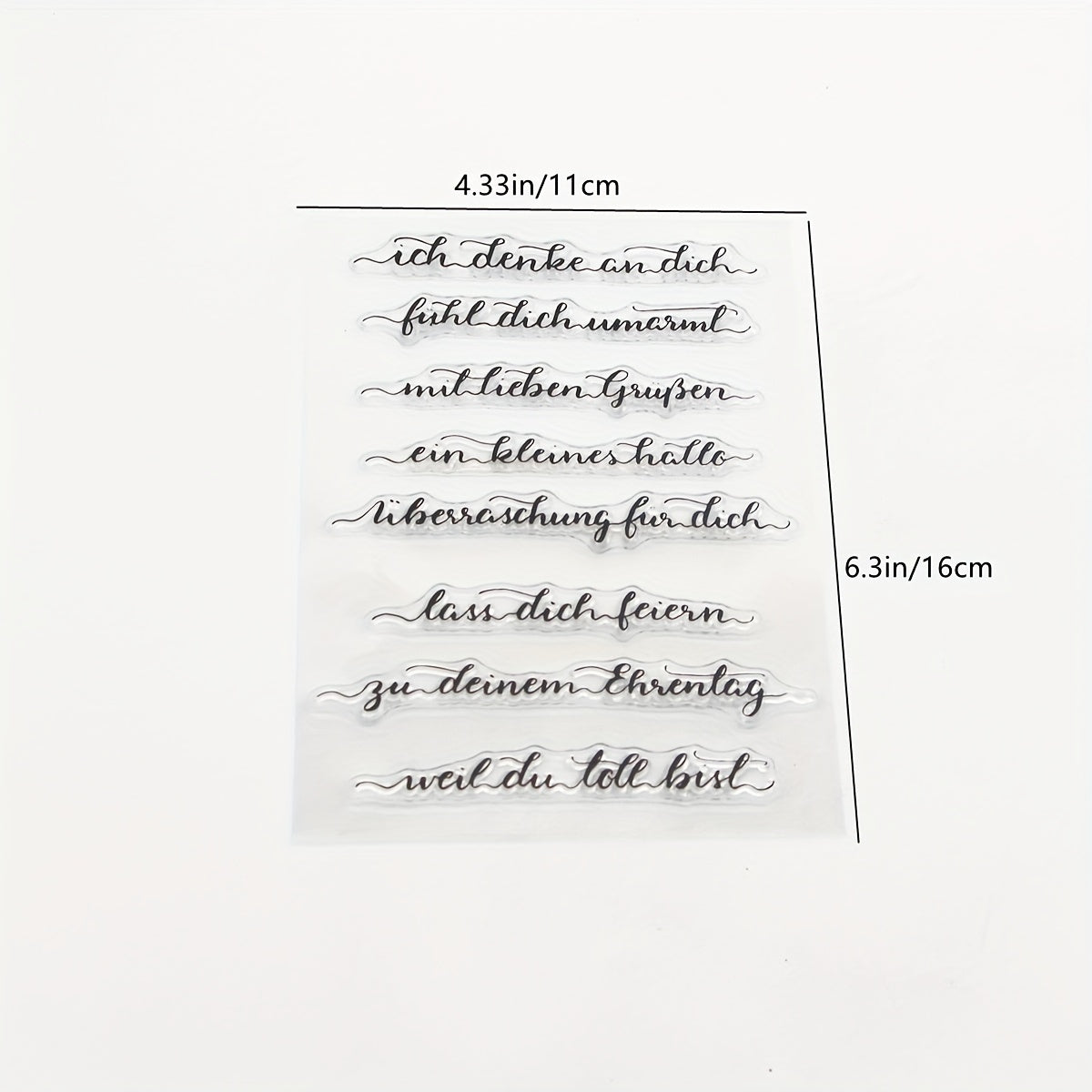 1pc Word Stamp Painting Tool DIY Scrapbooking Decoration