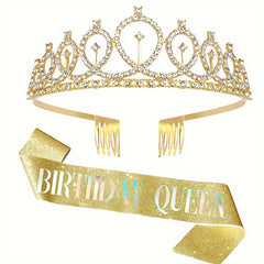 Princess Crown Hair Hoop Birthday Party Headdress Dance Accessories