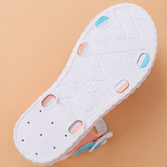 Bowknot Open Toe Sandals For Girls Non slip Breathable Sandals