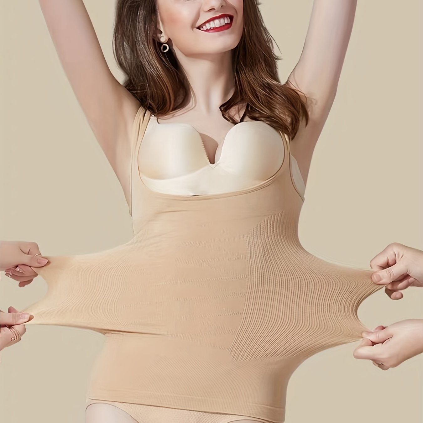Seamless Shaping Tank Top Waist Trainer Tummy Control Slimmer