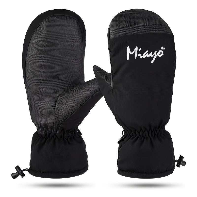 Winter Snowboard Gloves Thickened Warm Outdoor Riding Waterproof Mittens