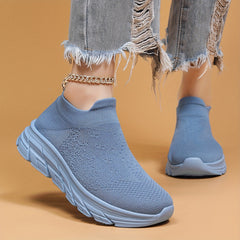 Mesh Slip On Breathable Casual Running Sneakers
