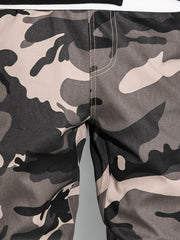 Men's Camo Jogger Pants with Flap Pockets