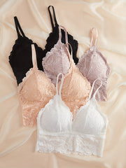 4pcs Lace Bras Women's Lingerie