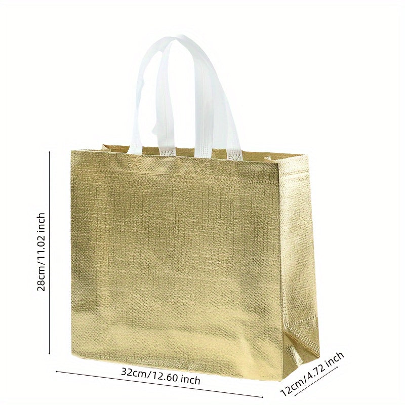 4pcs Non-woven Laminated Gift Bags for Holidays & Events