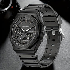Women's Chronograph Dual Display Waterproof Sports Watch