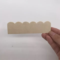 12pcs 1:12 Dollhouse Roof Shingles Wood Scalloped Tiles DIY House Building