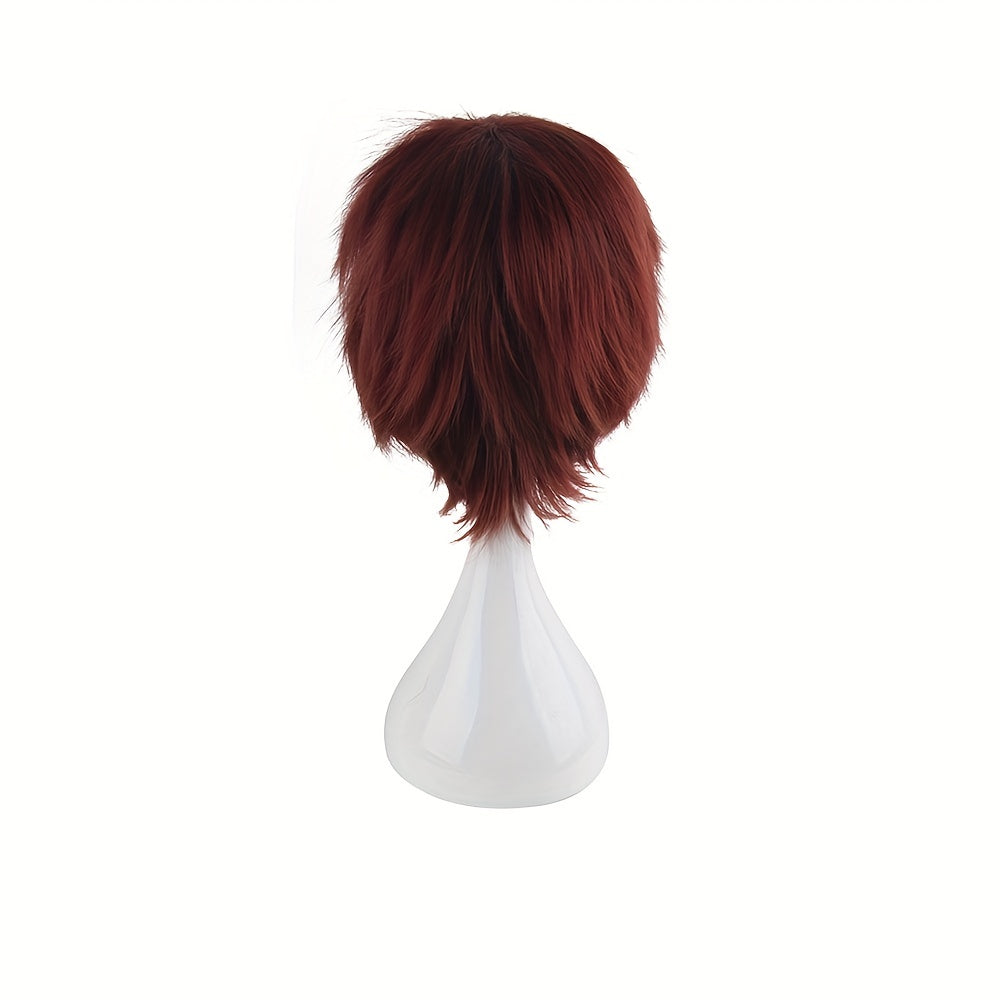 Men's 14 Inch Anime Cosplay Wig Chemical Fiber Costume Wig