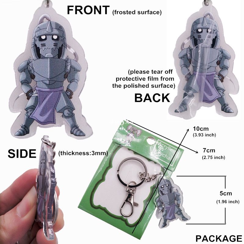 Double the Fun Anime Figure Keychains