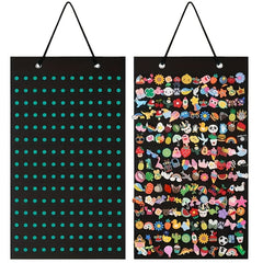 Shoe Charm Holder with 180 Holes Wall Mounted Display