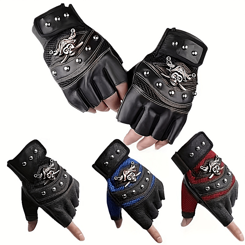 Men's Half Finger Sports Gloves for Rock Climbing Breathable Cycling