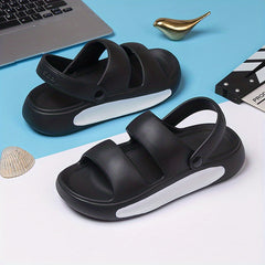 Men's Dual Purpose Pillow Sandals Casual Non Slip Shoes