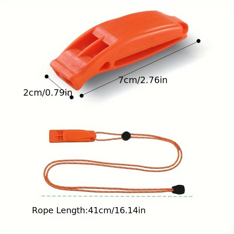 Emergency Whistles 4 Pack - Ultra Loud 120 Decibels