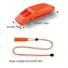 Emergency Whistles 4 Pack - Ultra Loud 120 Decibels