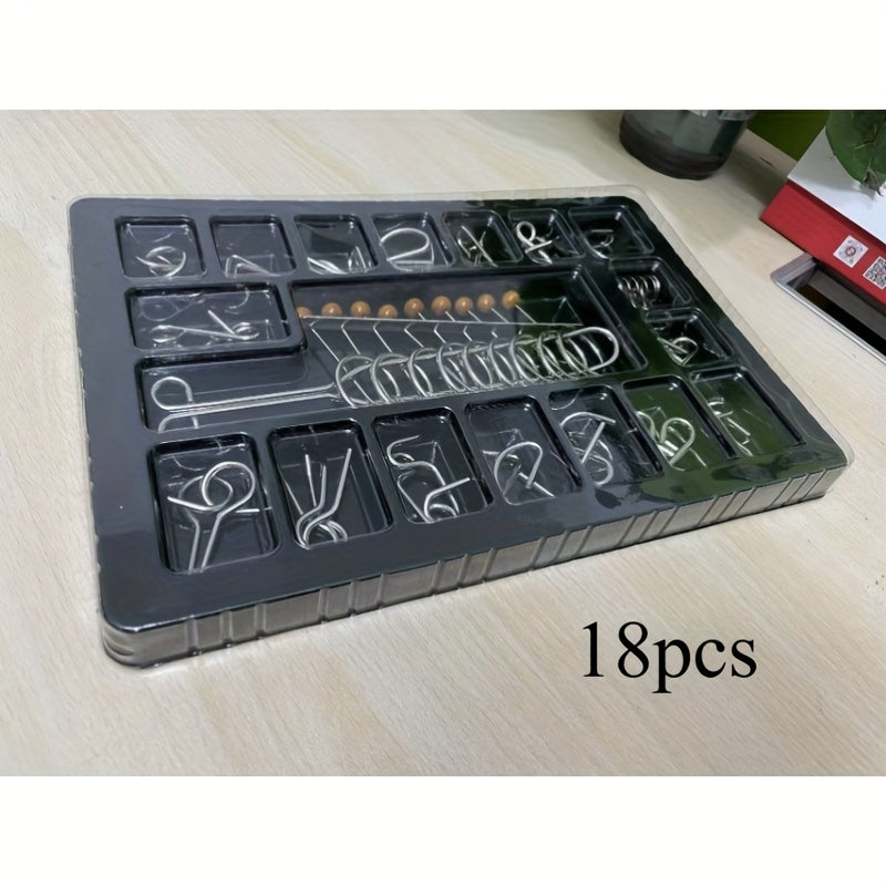 Set of 18 Unlockable Puzzle Toys - Perfect for Halloween & Christmas