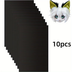10pcs Waterproof PVC Eye Mesh Sheets for DIY Therian Masks Fursuits Cosplay