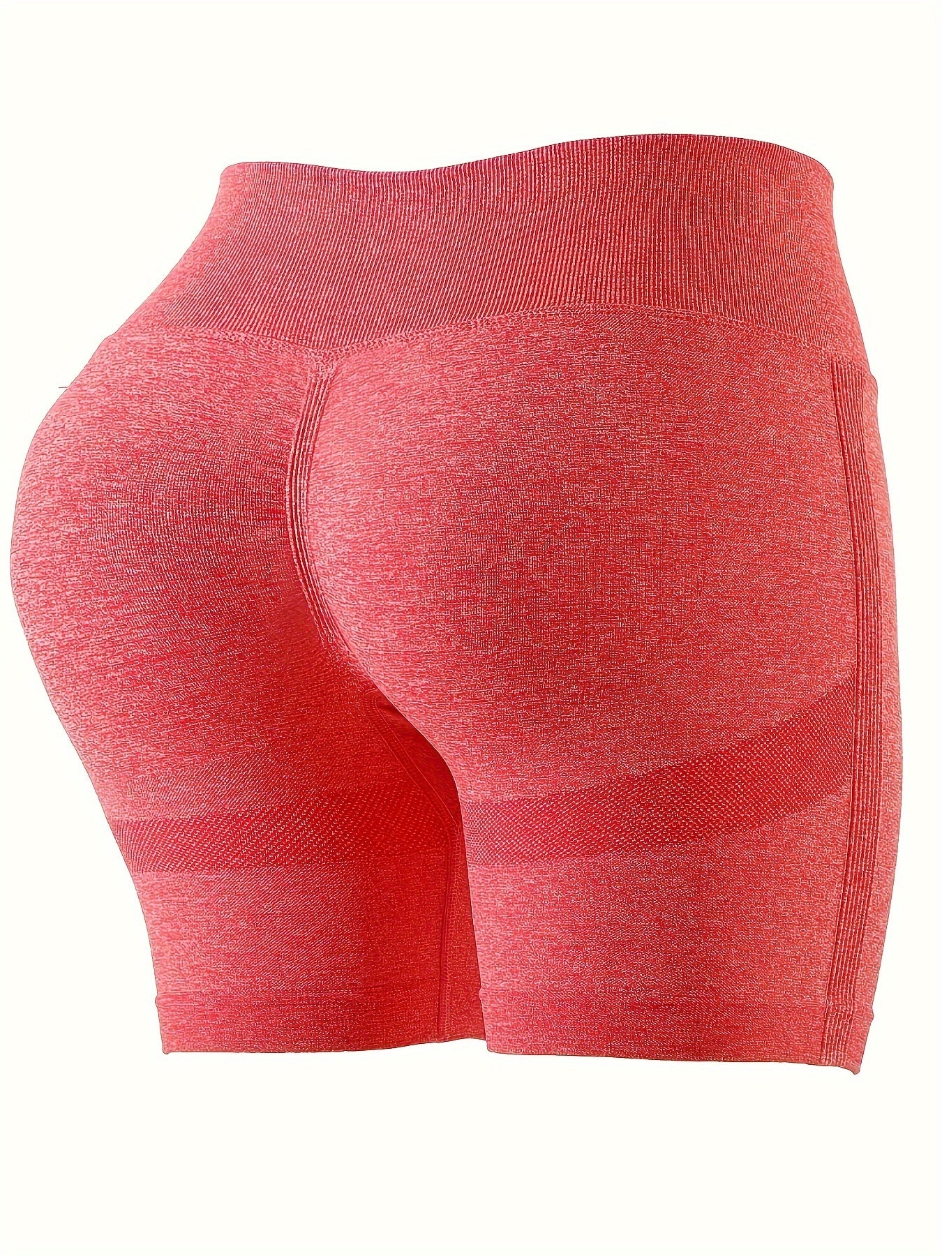 10Pcs High Waist Yoga Shorts Butt Lifting High Stretch Seamless Sports Shorts