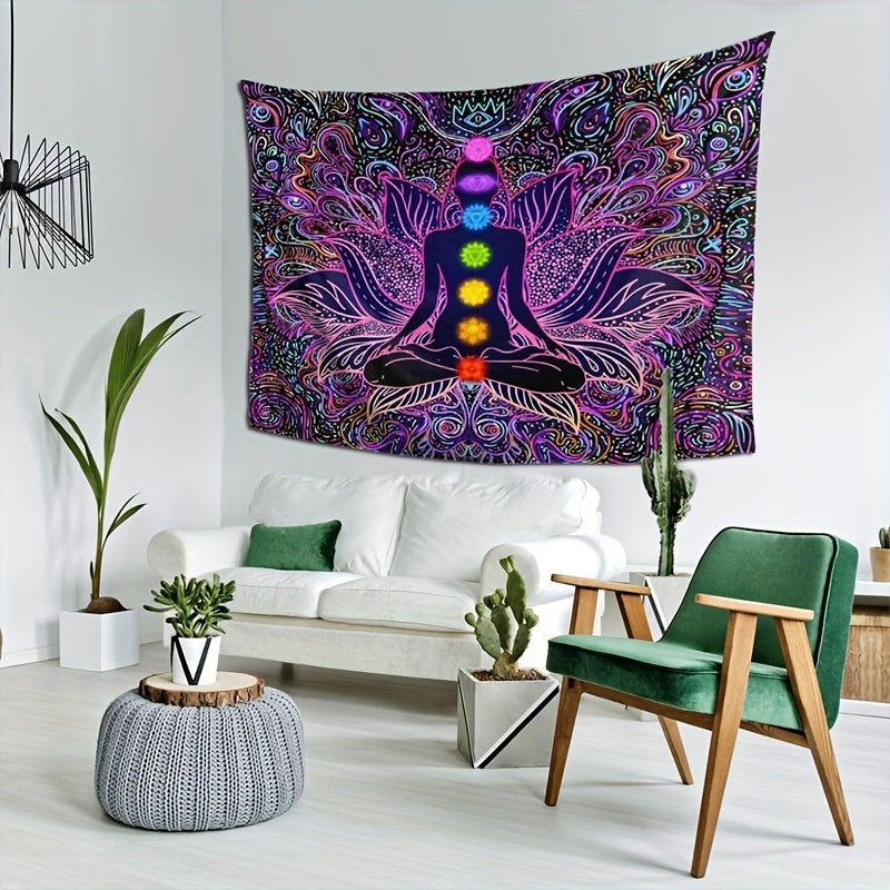 Bohemian Psychedelic Style Tapestry Wall Hanging for Home
