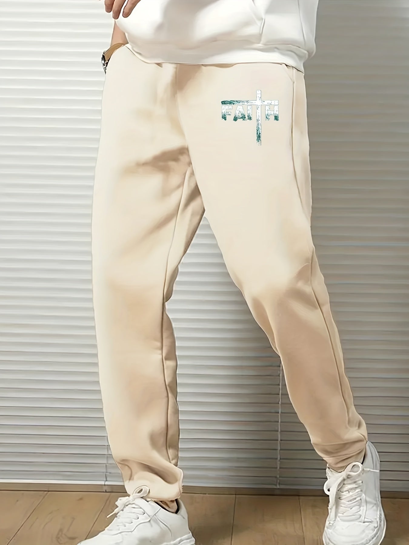 FAITH Men's Drawstring Sweatpants Casual Jogger Pants