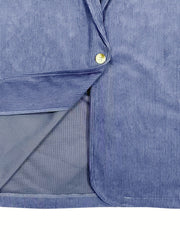 Corduroy Long Sleeve Blazer