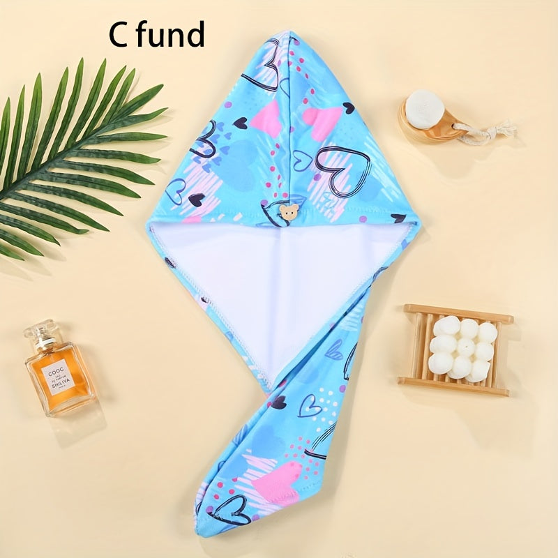Microfiber Hair Towel Soft Drying Cap Absorbent Quick Dry Hair Wrap Towel