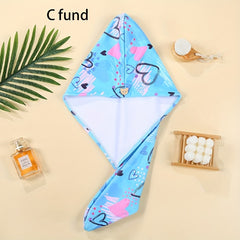 Microfiber Hair Towel Soft Drying Cap Absorbent Quick Dry Hair Wrap Towel