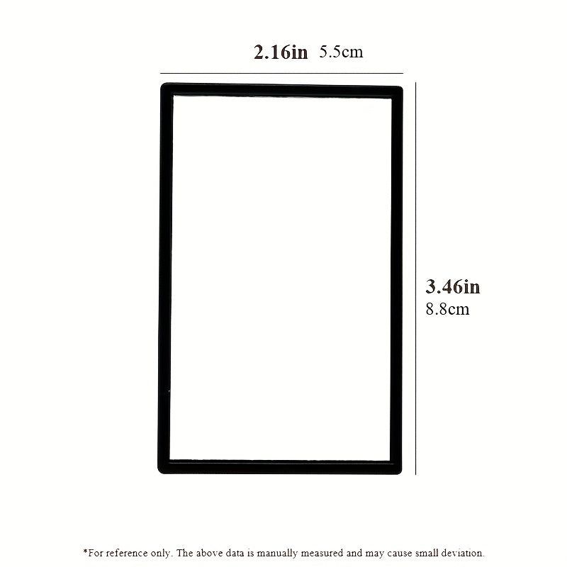 Portable Rectangular Pocket Mirror for Travel and Home Use