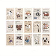 30 Retro Plant Material Packs - DIY Decorations